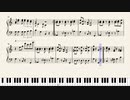 Super Mario Bros Main Theme Overworld piano solo with sheet music