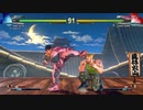 ストリートファイター5　プレイ動画　ガイルVS隆(自分)