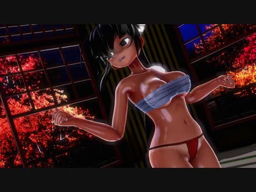 【Ray-MMD】焔ちゃんがふんどし姿で極楽浄土【褐色】