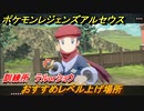 ポケモンレジェンズ アルセウス　おすすめレベル上げ場所　訓練所　テルorショウ戦　＃４８８【Pokémon LEGENDS アルセウス】