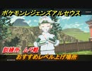 ポケモンレジェンズ アルセウス　レベル上げの場所は？　訓練所　ムベ戦　＃４９０【Pokémon LEGENDS アルセウス】