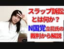 スラップ訴訟とはなに？N国党の例から解説。◆法律