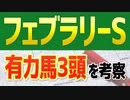 【フェブラリーステークス】好走可能性が高い有力馬３頭はこの馬だ！！