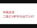 【VIP】中高生は二度とVIPから出ていけ@5ch(旧2ch)2011年のスレ
