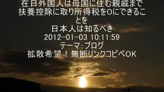 在日外国人特権の真実