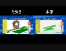【比較】SYOMBOLIRAGE【たぬき】
