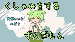 くしゃみをするずんだもん【ソフトウェアトーク劇場】