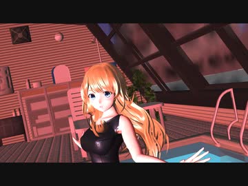 【MMD艦これ】SPS式 愛宕さん（スク水）と高雄さん（水着）で　愛Dee【つべ初2000回視聴記念？】