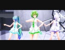 【MMD】Tda式改変GUMI、ミク、ハク姉さんで "SCREAM"（修正版）