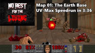 【Doom2】今さらNo Rest for the Living UV-Max「Map 01 "The Earth Base"」