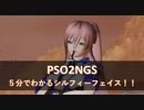 PSO2NGS:5分でわかるシルフィーフェイス！！