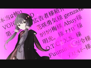 【本当は怖いVOICEROID】 第一部 支援者様紹介/元ネタ紹介