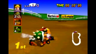 謎の現象も起きるけど楽しいそんなゲーム【マリオカート６４】part1