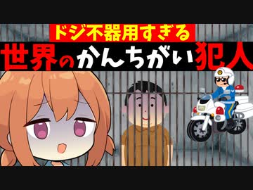 世界のドジで不器用な犯人の愚行3選【VOICEROID解説】