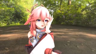 用力MMD-原神-八重神子-チーズケーキクライシス(60FPS)