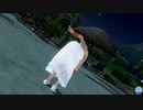 【DoaXvv/なぎさ】立ち・読む・落とし物/純白のスリットワンピ 022300