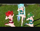 【MMD】バリアシエラ【重音テト　櫻花アリス　初音ミク】