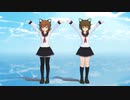 雷ちゃんと電ちゃんのまたあした(猫の日)