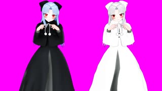 【MMD】レンと白レンでアニマル(short)