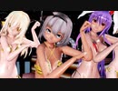 【東方MMD】妖夢・鈴仙・魔理沙・霊夢・アリスで「Nyanyanyanyanyanyanya!」1080P