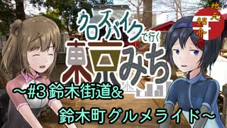 【CeVIO自転車車載】クロスバイクで行く東京みち～#3鈴木街道＆鈴木町グルメライド～