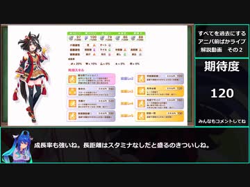 【ガチャ解説編】雑魚投稿者が手のひらを返す1周年アニバぱかライブ解説　その2　【biimシステム】