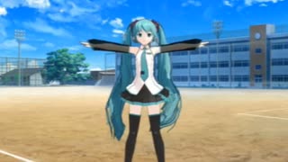 【MMD】ラジオ体操第一（初音ミク）