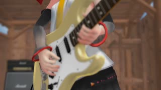 【MMD】弾よりも速い女（霊夢っぽいミクさんで弾いてみた）