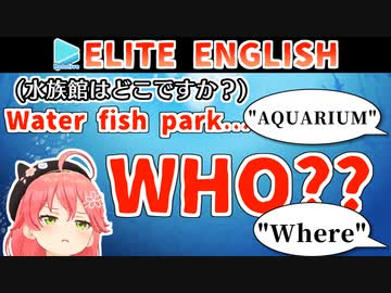 水族館の場所を英語で尋ねたかったさくらみこ