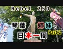 【VOICEROID車載】Rebel250と琴葉姉妹で日本一周　Part2【青森→札幌】