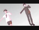 【MMD放サモ】水着と制服の主人公タイプ4でダンスロボットダンス【キャラ配布】