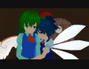 【東方MMD】うまく言えない大妖精とチルノ