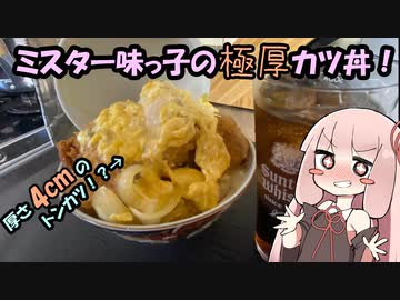 【漫画飯再現料理祭2022】飲兵衛 茜ちゃんの酔いどれキッチン 1品目「極厚カツ丼(ミスター味っ子)」【VOICEROIDクッキング】