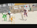 春日部こむぎが田畑を開墾する踊り