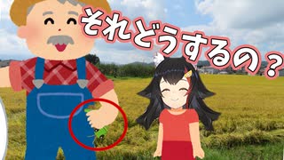 幼少期の大神ミオとイナゴ取りおじさん