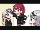 【手描き】沙花叉の妹を口説こうとするマリン船長【宝鐘マリン/沙花叉クロエ/ホロライブ切り抜き】【切り抜き漫画】