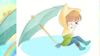 【オリジナル】絵本風イラスト【メイキング】