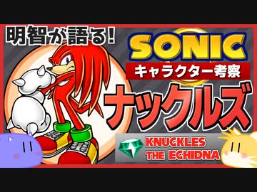 【ソニックキャラクター考察】ナックルズ編　オラオラオラ！深掘れ！遊びの開拓者