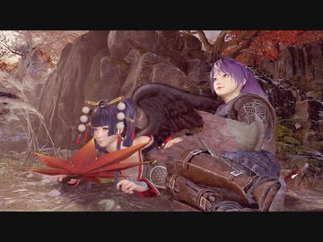 【仁王2】古の女天狗-旋棍ノーダメプレイ動画（妖怪技不使用）