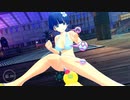 【SENRAN KAGURA】夜桜　くねくねフィニッシュ＠白水着ノーマル【閃乱カグラ PEACH BEACH SPLASH】