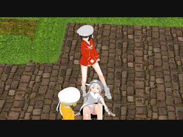 【MMD】ビスマルク、Z1,Z3がバラ園でOH MY JULIET!を踊る