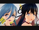 【MMD艦これ】スカートで No Time For Tears ！ 清霜 長波 【MikuMikuDance】 NoTimeForTears