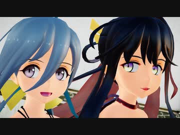 【MMD艦これ】スカートで No Time For Tears ！ 清霜 長波 【MikuMikuDance】 NoTimeForTears
