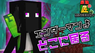 絶望地下岩盤世界でエンダーマンは刈れるのか 絶望的センス4人による最強の匠 マイクラ 5 ニコニコ動画