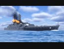 マイクラで作った架空の戦艦をUnityの力で動かしてみたって動画