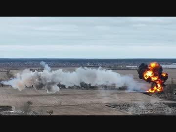 ロシア軍ヘリ、撃墜されてしまう