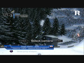 シュタムス 139.5 メートルジャンプ  RTL Ski jumping 2007【TAS】