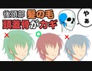 髪の毛のボリュームは、頭蓋骨で【＃17】 （tk8・タカヤン)