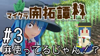 【Minecraft】#3 麻使ってるじゃん！？【マイクラ開拓譚】