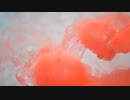 Red Ink In Water. Creative Slow Motion. On A White Background　仲松司